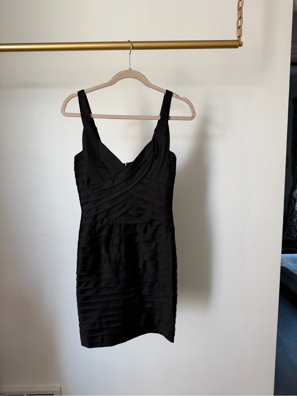 BCBGMaxAzria Black Mini Dress